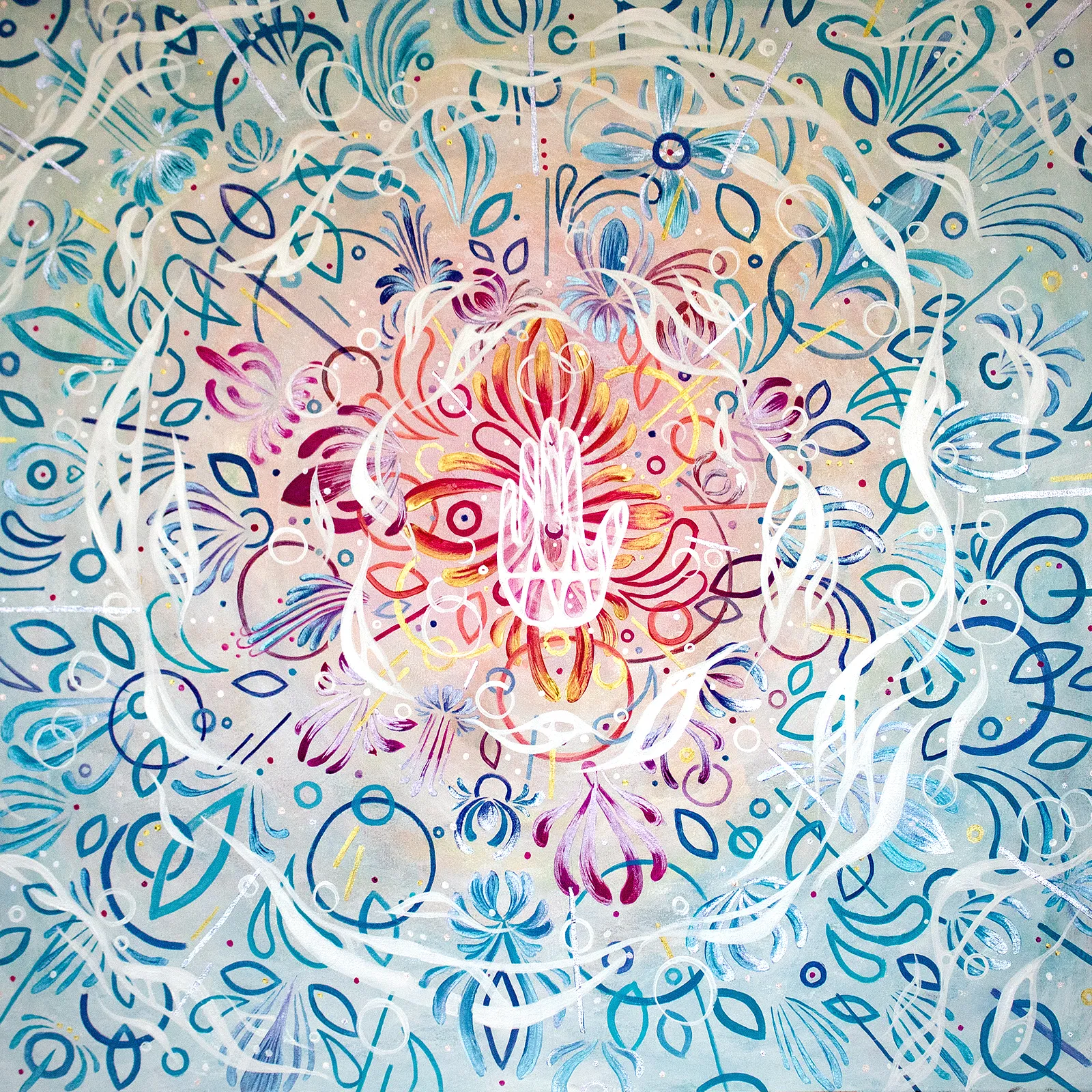 Image of Untitled by , size: 80x80, priced at $2000 Photo 3 of 4.
